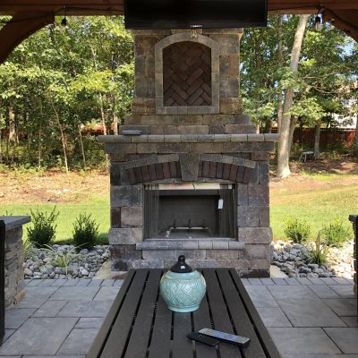 Outdoor Fireplace rotated